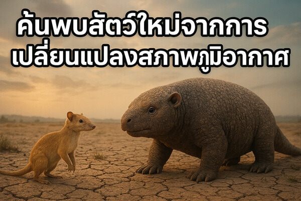 ค้นพบสัตว์ใหม่จากการเปลี่ยนแปลงสภาพภูมิอากาศ
